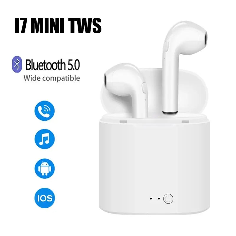 Wireless Bluetooth 5.0 TWS Earbuds with Charging Power Bank Case