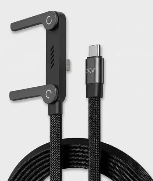 *Product Name*: 240W USB-C to USB-C Fast 1.5 Meter Charging Cable with Foldable Phone Holder