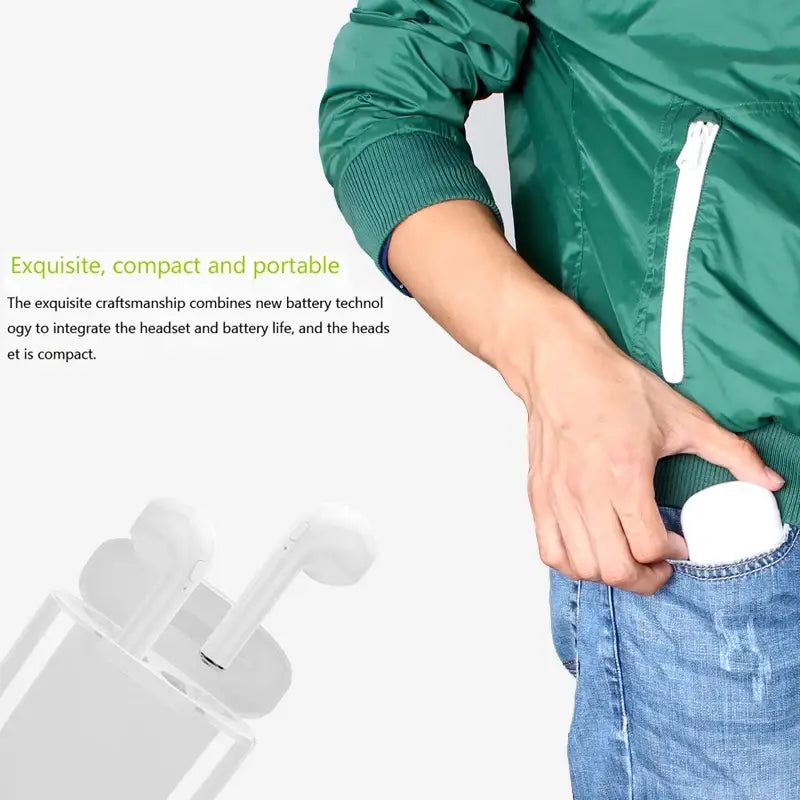 Wireless Bluetooth 5.0 TWS Earbuds with Charging Power Bank Case