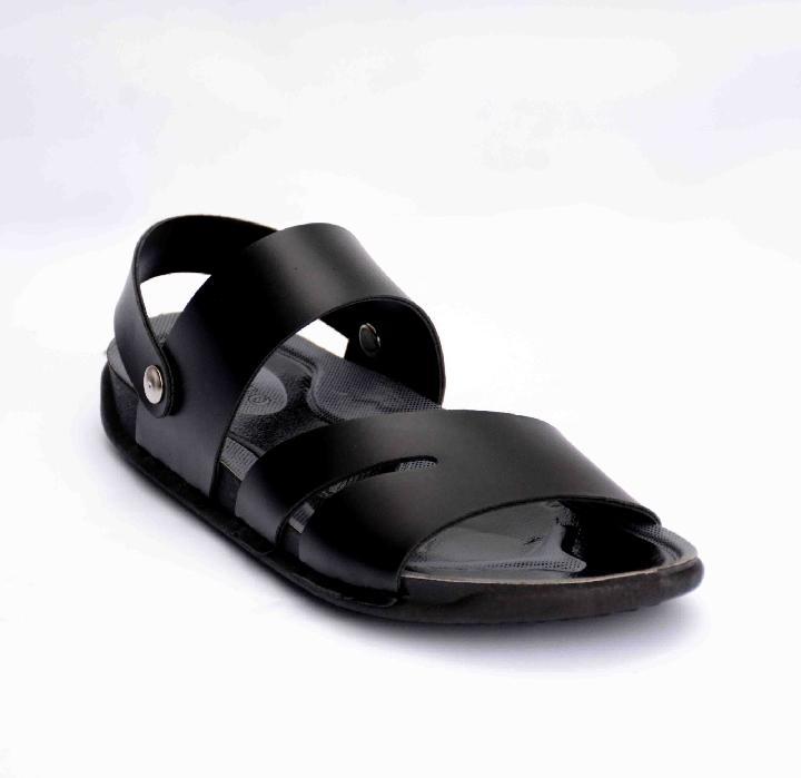 Premium Men’s Black Casual Sandals – Stylish & Comfortable