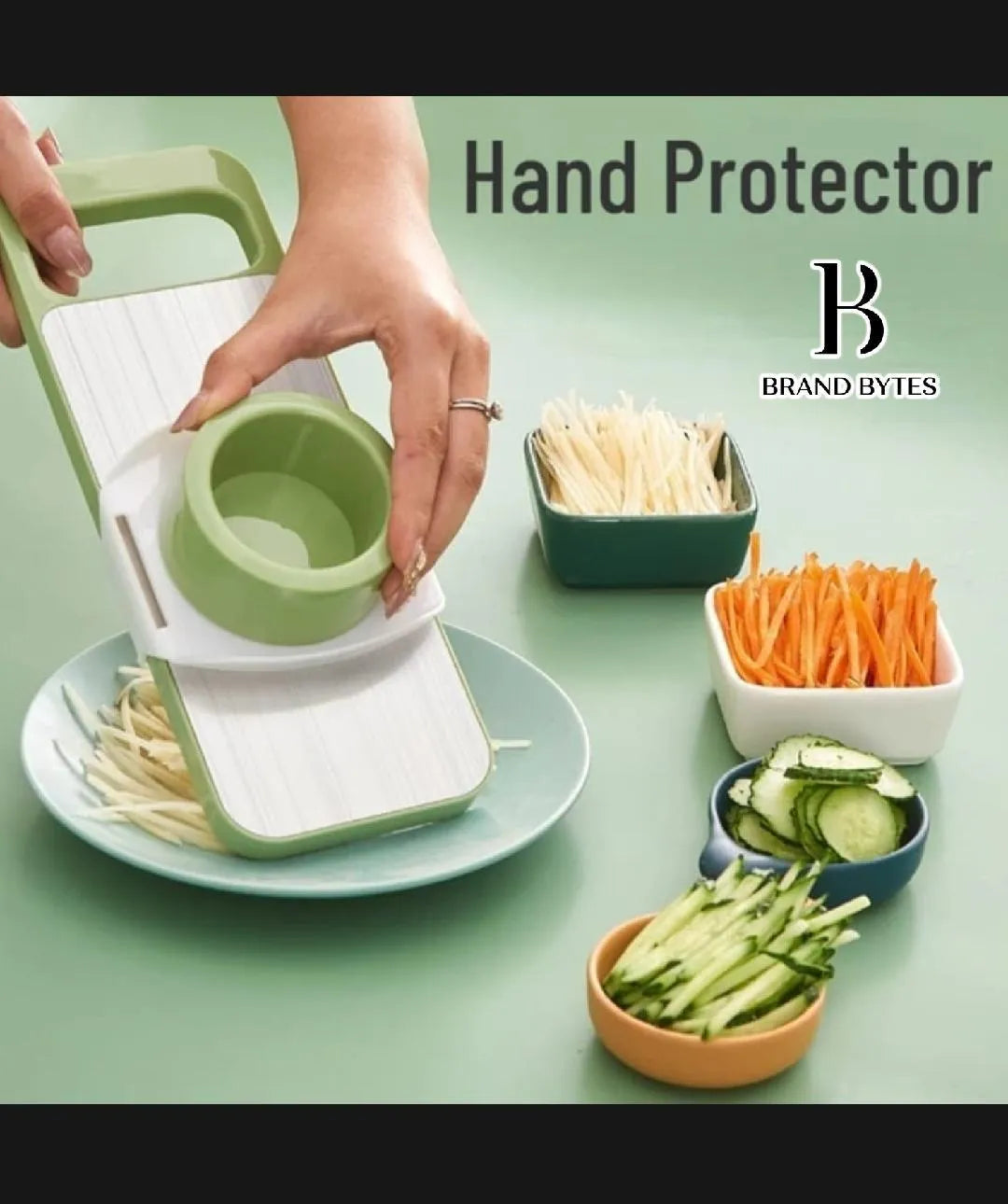 4-in-1 Stainless Steel Mandoline Slicer & Vegetable Grater – Multi-Blade Kitchen Cutter