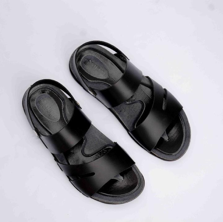 Premium Men’s Black Casual Sandals – Stylish & Comfortable